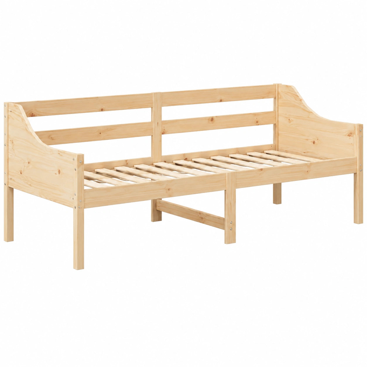 Tagesbett – 80 × 200 cm, aus Massivholz und Kiefernholz