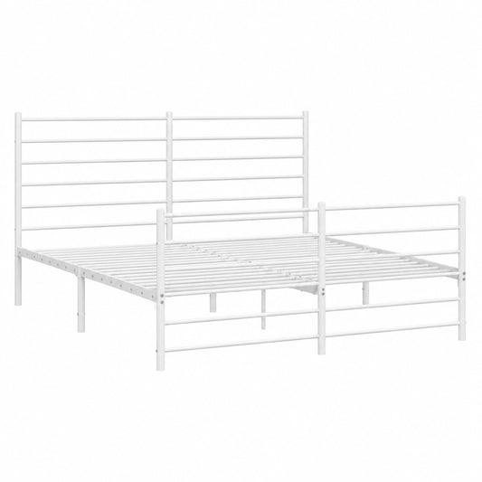 Bettgestell – 180 × 200 cm, mit Lattenrost, aus Metall, für Schlafzimmer