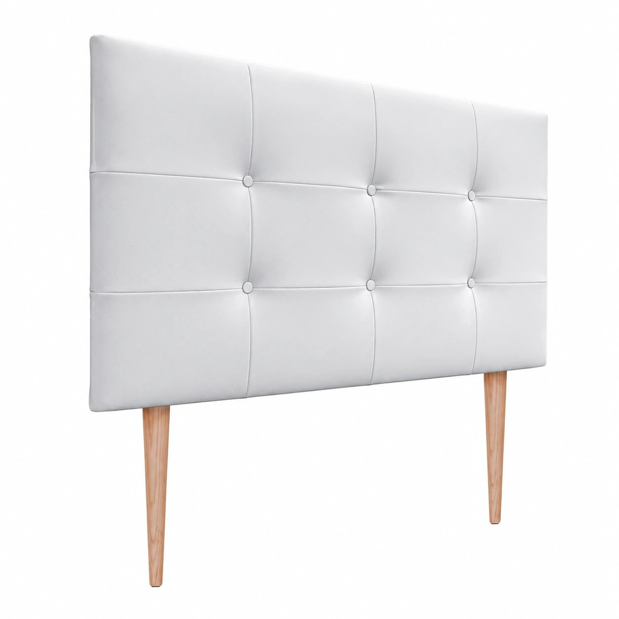 Kopfteil – 90 × 115 cm, gepolstert, aus Kunstleder und Stoff
