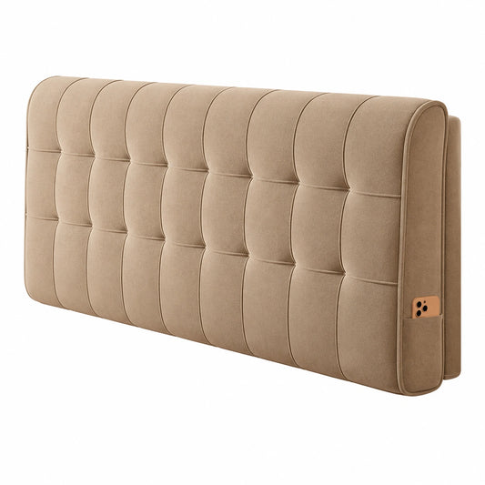 Kopfteil – 119 × 58 × 5 cm, gepolstert, mit Rückenlehne, für Schlafzimmer