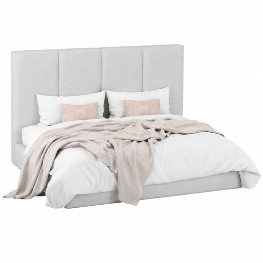 Kopfteil – 95 cm, gepolstert, modular, aus Leinen, für Schlafzimmer